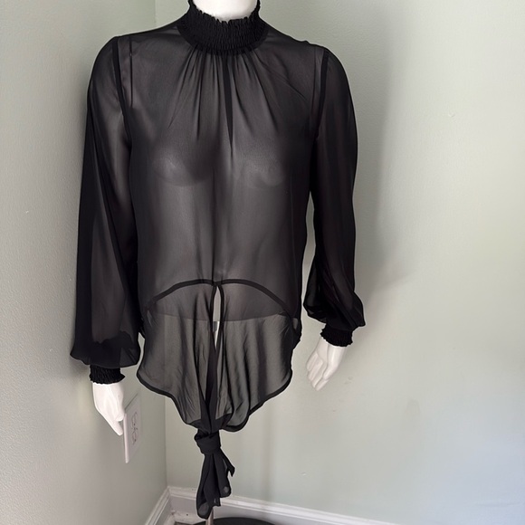 Express sheer long sleeve blouse
XS - Picture 1 of 4